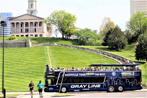 Best of Nashville City Tour on Double Decker Bus
