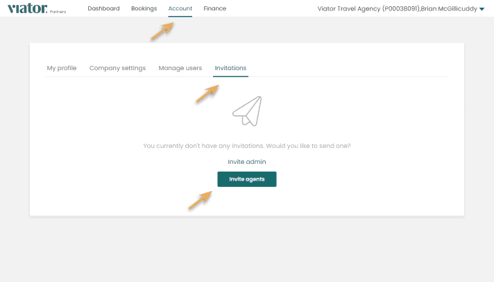 invite agents