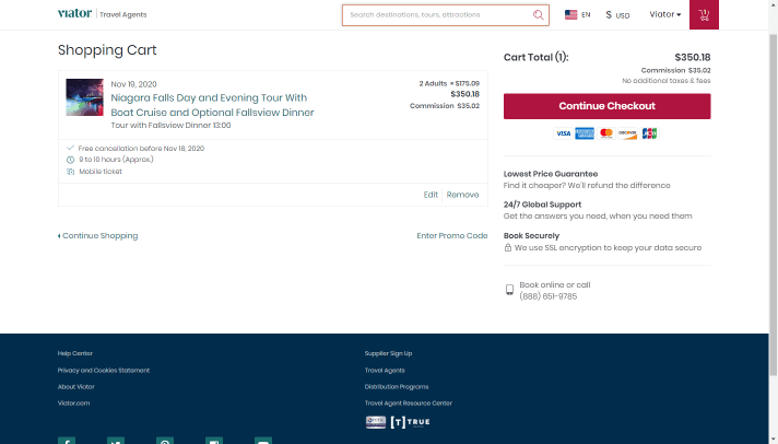 make booking -finalize itinerary