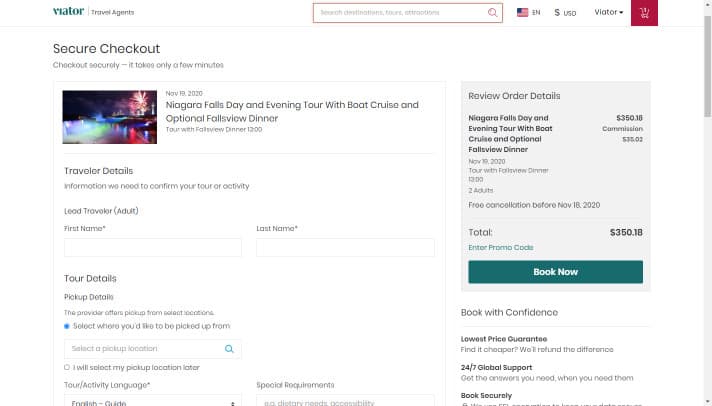 make booking - confirm booking