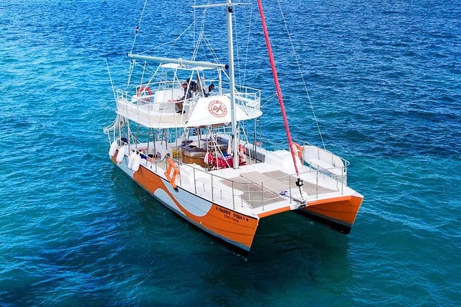 happy fish catamarans - Punta Cana Small Group Sailing and Snorkeling Catamaran Trip